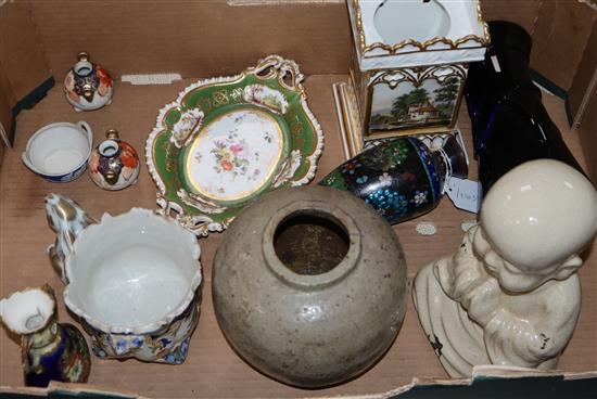 A quantity of mixed European ceramics and glass